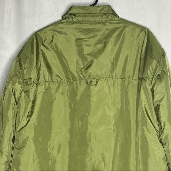 Forever 21 Lightweight Winter Jacket Dolphin Hem Pockets Green Size Medium - Picture 14 of 16